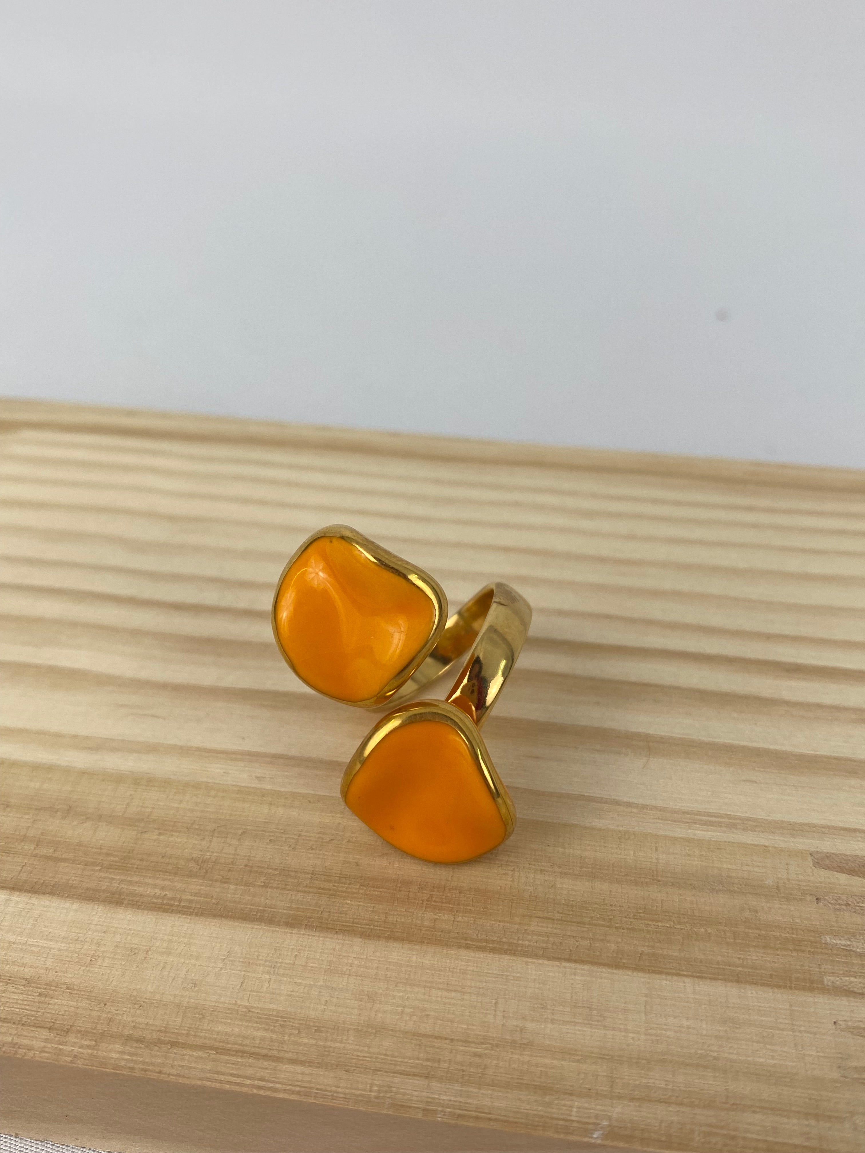 Anillo Doble Ondulado
