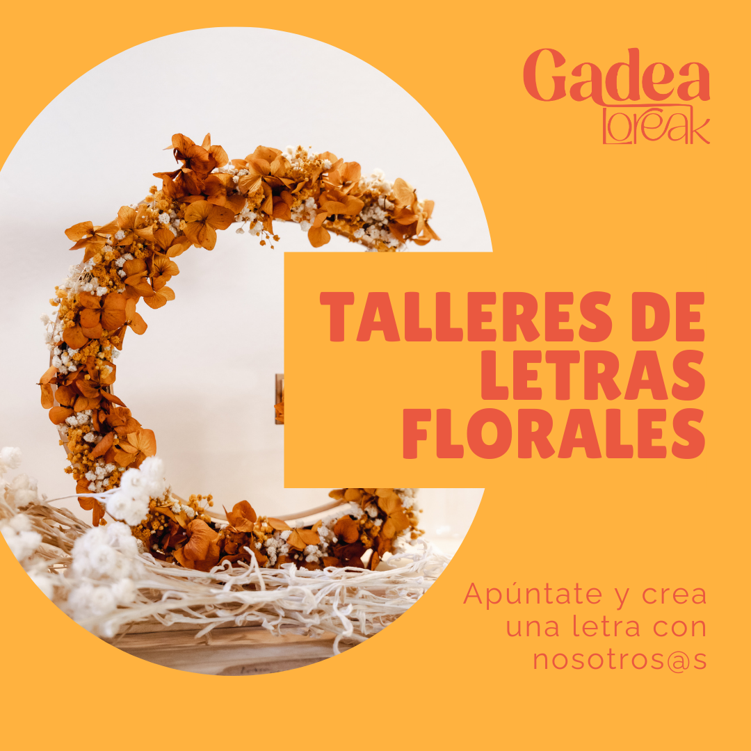 Taller Letras Florales