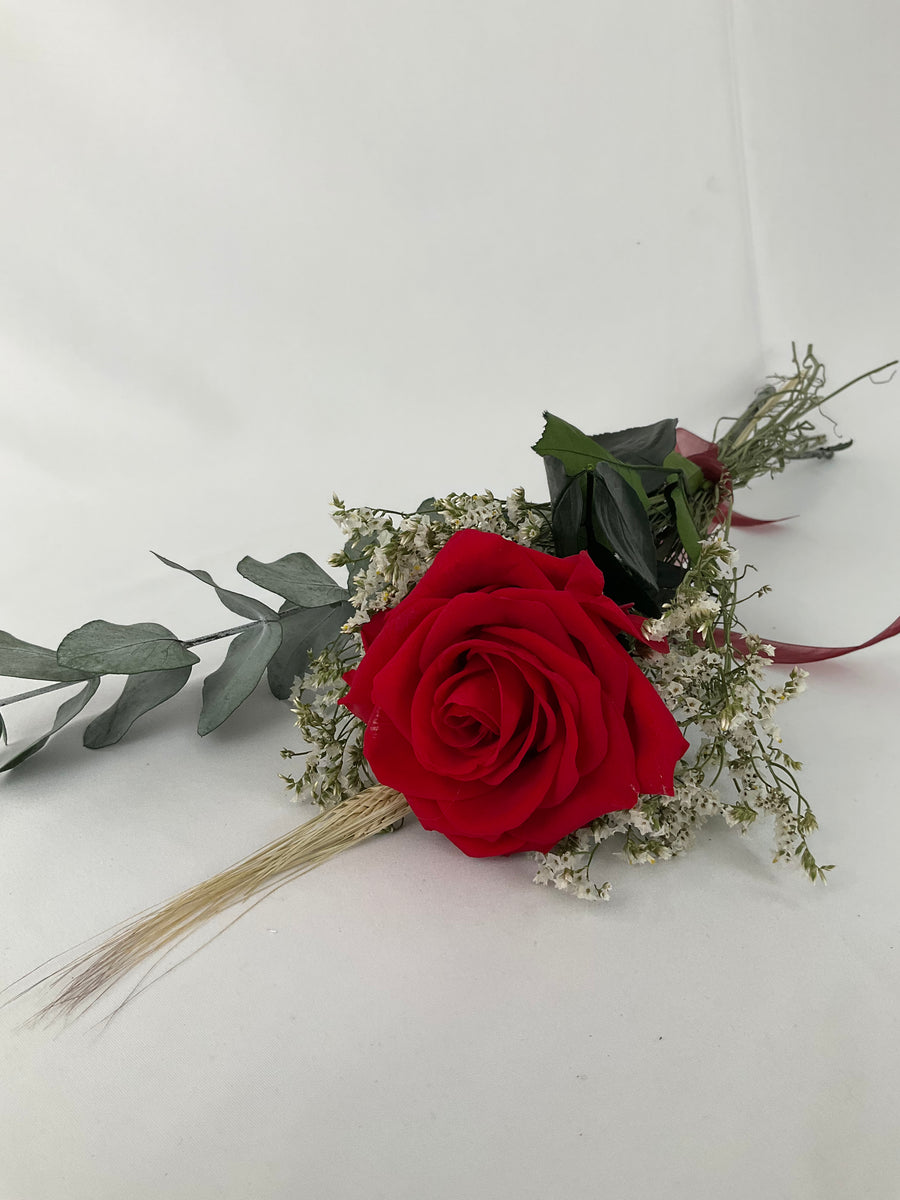 Rosa eterna vermelha