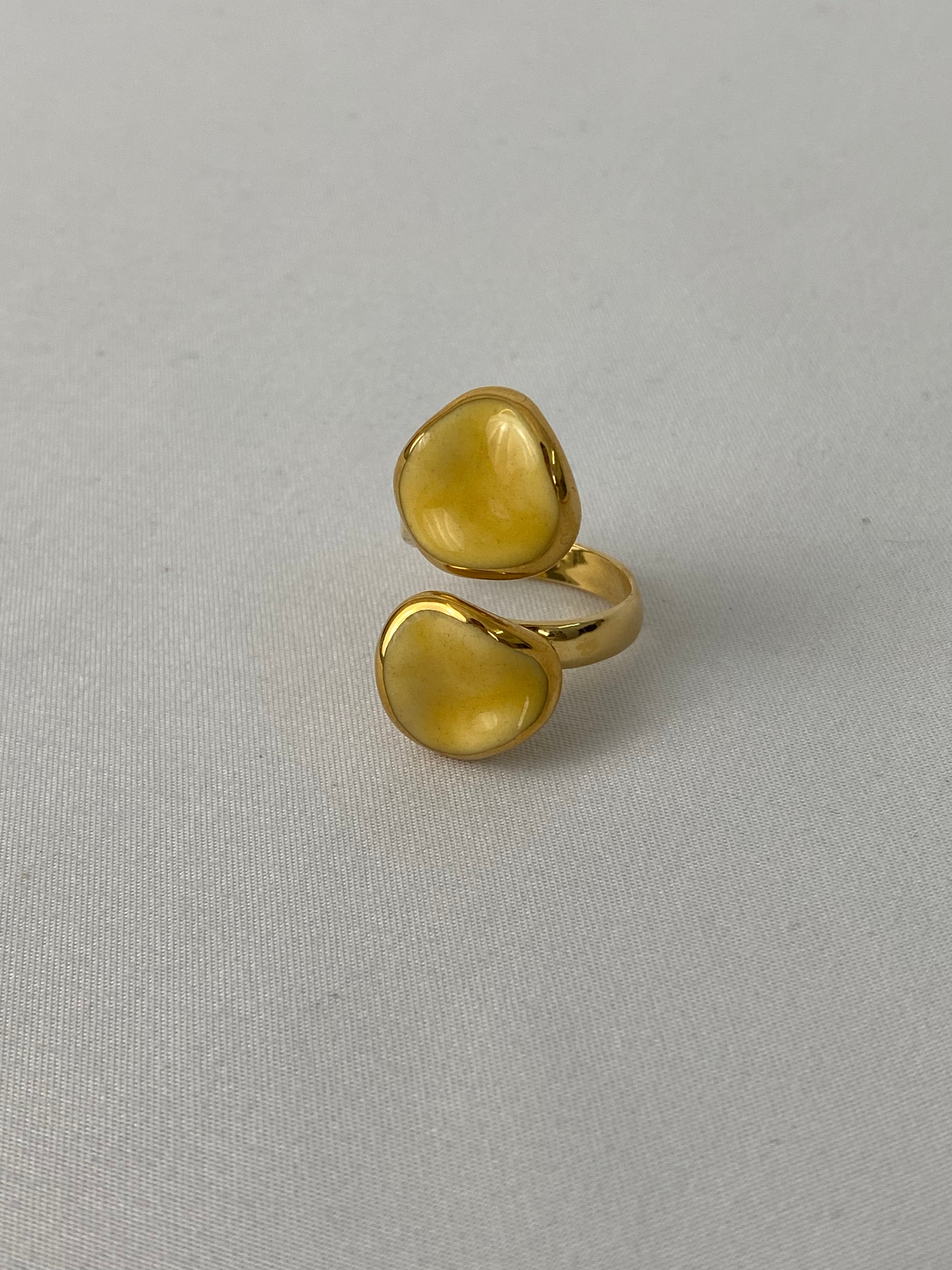 Anillo Doble Ondulado