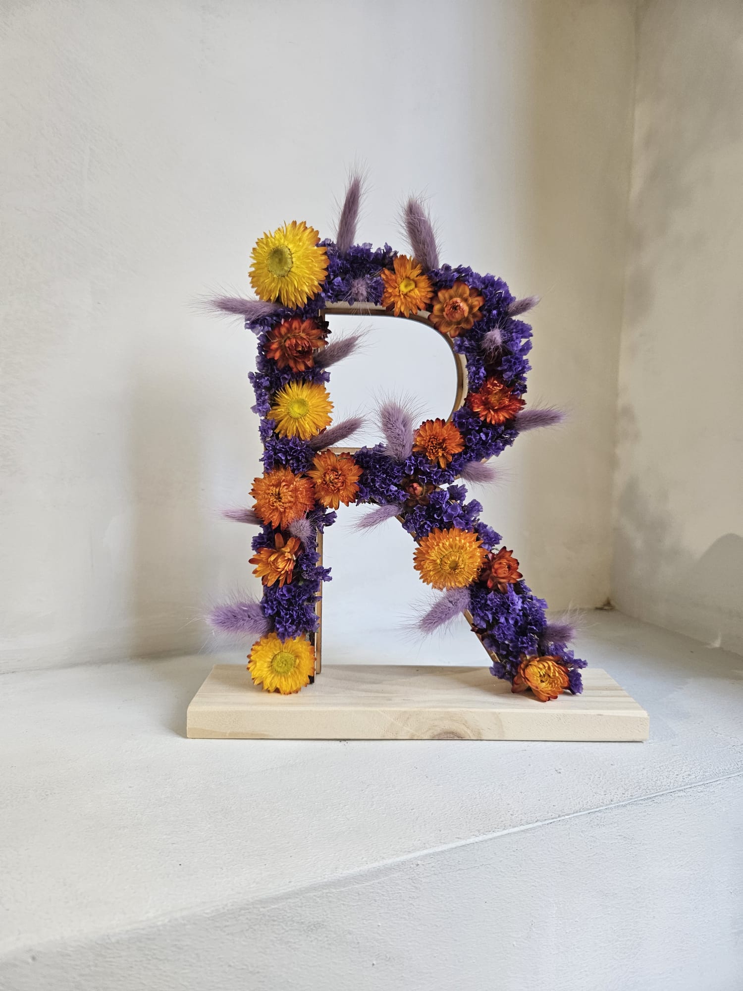 Letra personalizable con peana