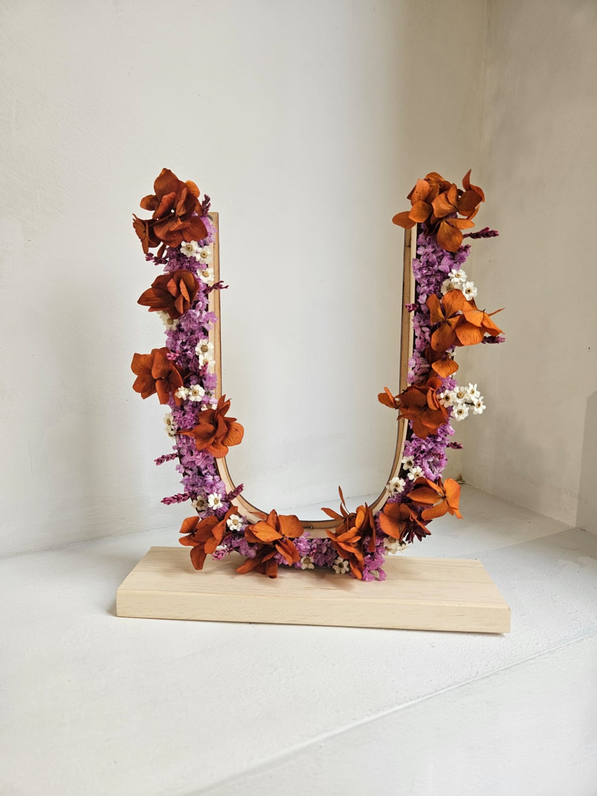 Letra personalizable con peana