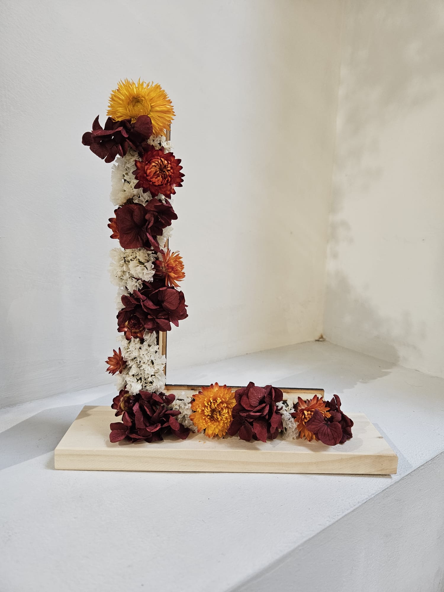 Letra personalizable con peana