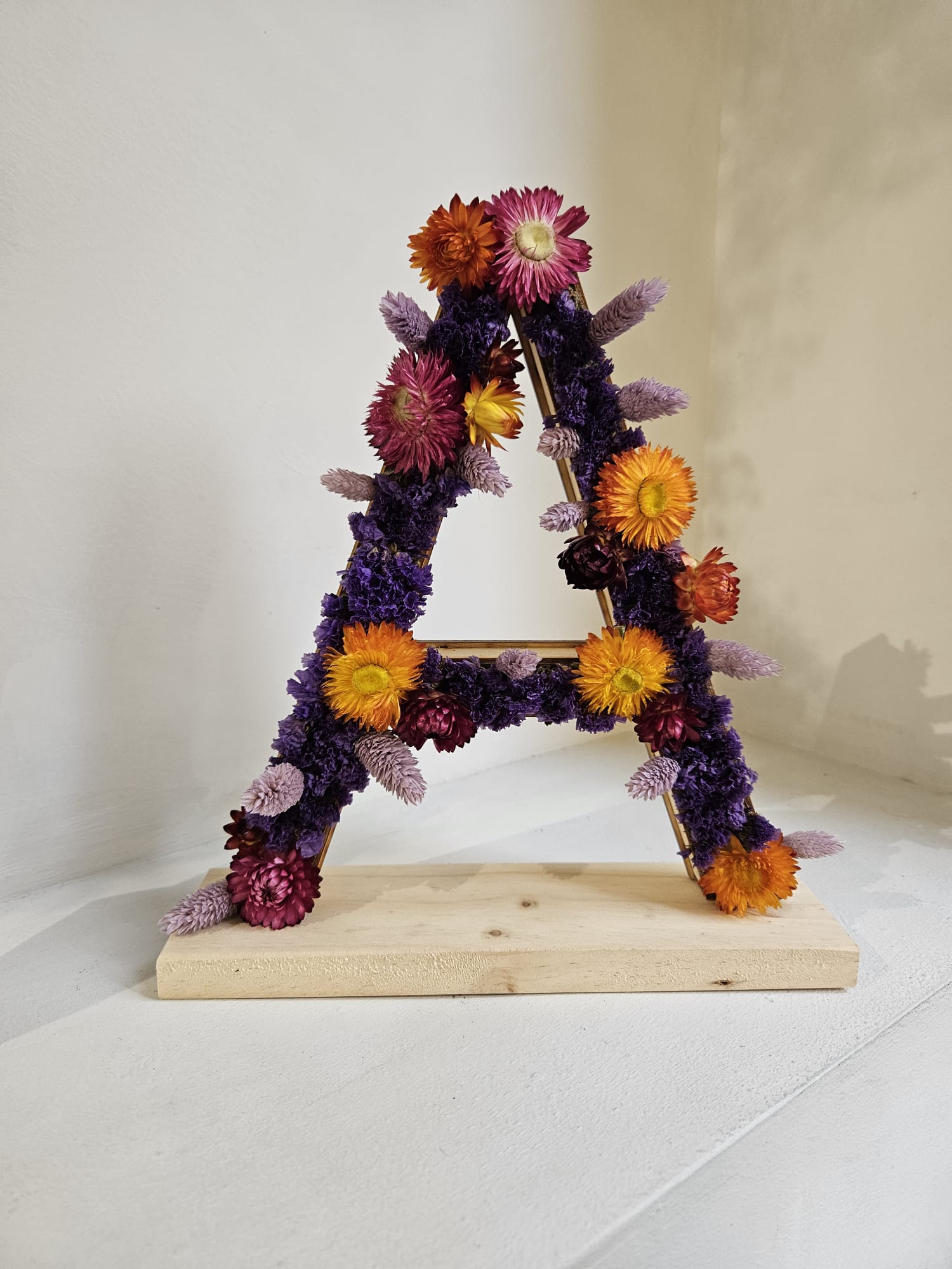 Letra personalizable con peana