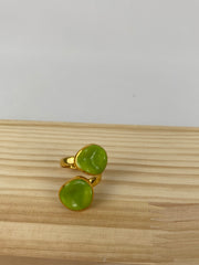 Anillo Doble Ondulado