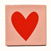 Azulejo Corazón Rojo