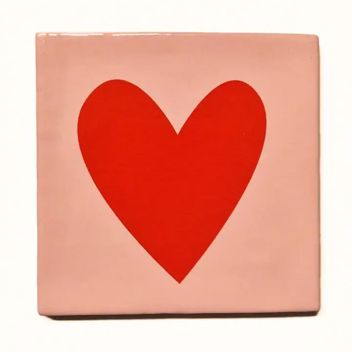 Azulejo Corazón Rojo