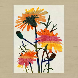 Gravura Folhas Silvestres