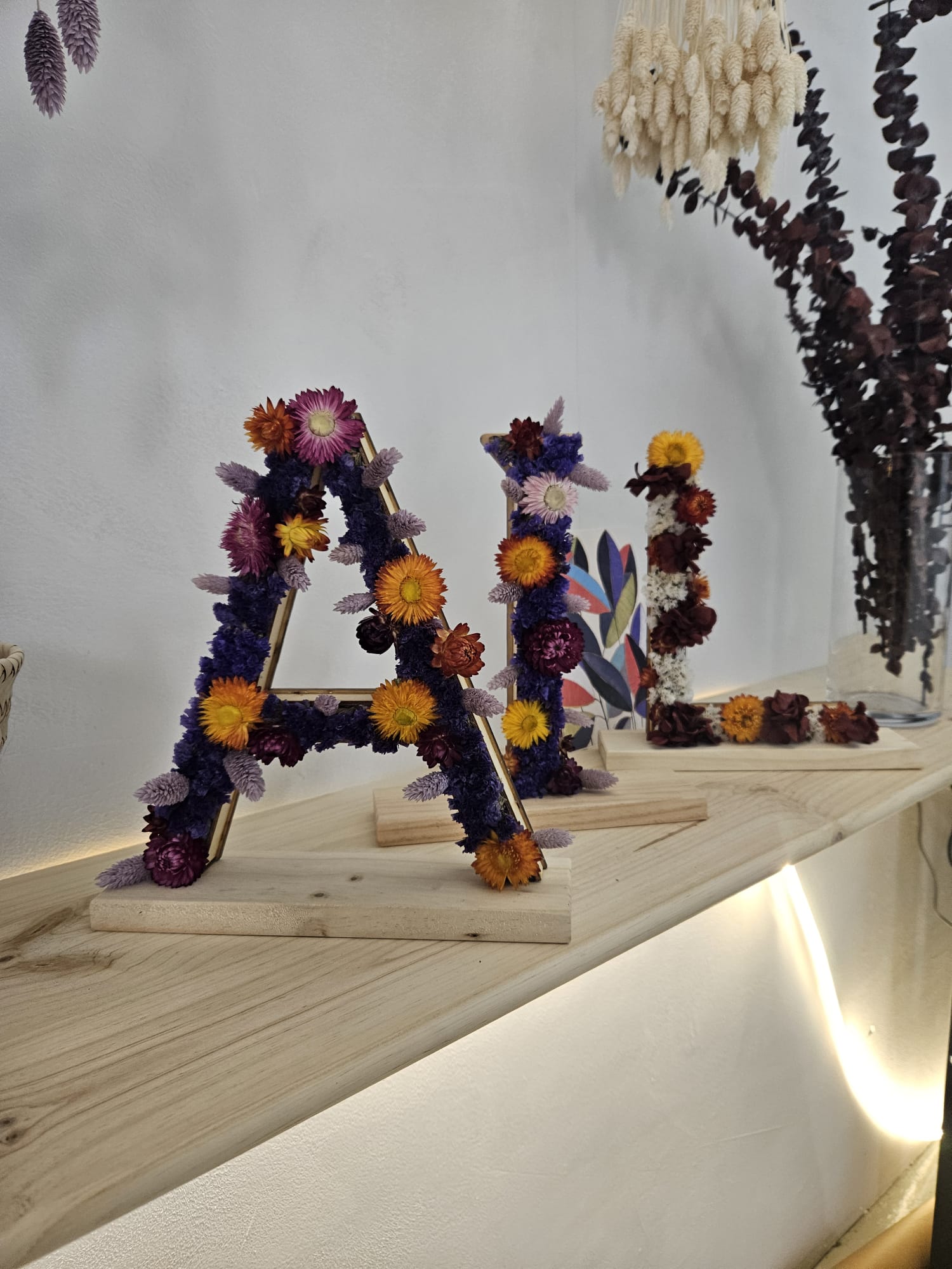 Taller Letras Florales