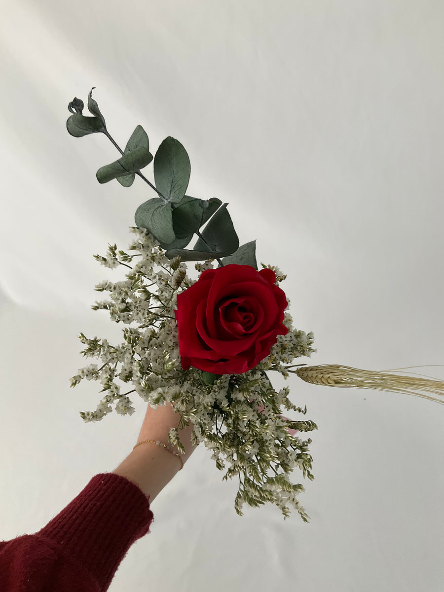 Rosa eterna vermelha