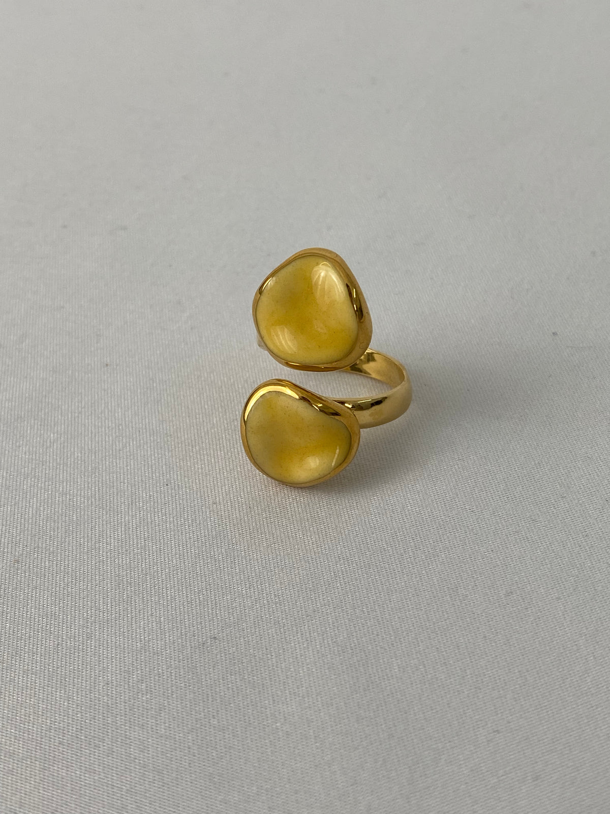 Anillo Doble Ondulado