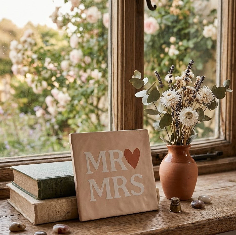 Azulejo "MR & MRS"